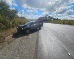 Engavetamento com quatro veículos deixa uma vítima ferida na BR-354, em Arcos