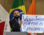 “Estou do lado do servidor”, afirma Wesley Jarbas sobre reforma previdenciária