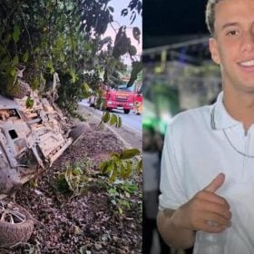 Adolescente morre após carro capotar na MG-164 em Itapecerica