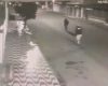 Câmera mostra homicídio no bairro Icaraí, em Divinópolis