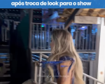 Bastidores da Divinaexpo: bailarinas de Leonardo protagonizam correria após troca de look
