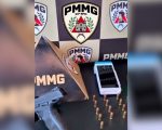 Operação da PM prende suspeito de liderar tráfico de drogas em Divinópolis e apreende arma e máquinas de cartão