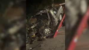 Motorista morre após colisão entre caminhonete e caminhão na AMG-0330, entre Carmo do Cajuru e São José dos Salgados