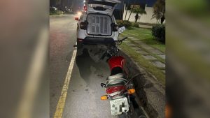 PM apreende moto com sinal de identificador adulterado em Itaúna