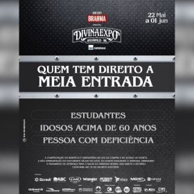 Divinaexpo divulga regras para meia-entrada no evento