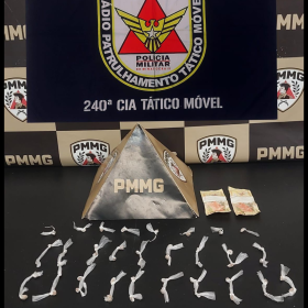 Mulher é presa com 46 pedras de crack durante operação em Divinópolis