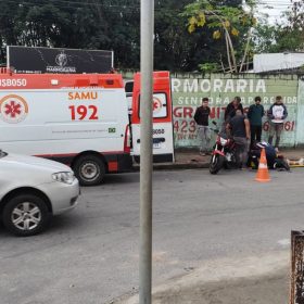 Vídeo: Mulher fica ferida em acidente no bairro Esplanada, em Divinópolis