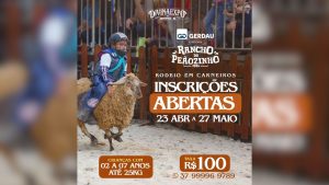 DivinaExpo abre inscrições para montaria em carneiros no Rancho do Peãozinho