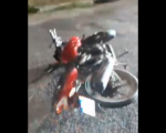 Motociclista fica ferido em acidente no Icaraí, em Divinópolis