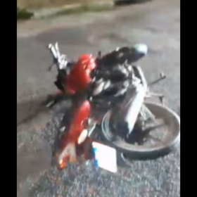 Motociclista fica ferido em acidente no Icaraí, em Divinópolis