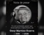 Obituário: Morre Geny Martins Guerra, aos 96 anos, em Divinópolis