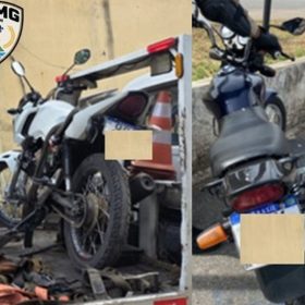 PM recupera duas motocicletas furtadas após perseguição em Nova Serrana