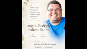 Obitu&aacute;rio: Morre &Acirc;ngelo Rodrigo Pedroso Satiro, em Divin&oacute;polis