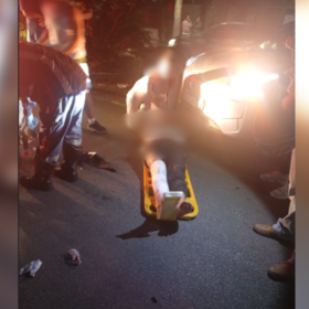 Divinópolis: Acidente entre moto e carro deixa homem ferido no Esplanada