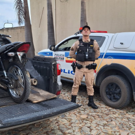 São Gonçalo do Pará: Motociclista sem CNH e com histórico de 13 infrações tem moto apreendida