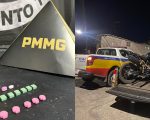 PM prende suspeito por tráfico e recupera moto furtada em Itaúna