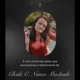 Obituário: Morre Cleide Nunes Machado; confira sobre velório e sepultamento