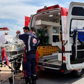 Veja vídeo: Bebê com cardiopatia congênita é transferido de avião de Divinópolis para Passos