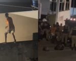 Foragido tenta escapar pulando muros e é preso em Carmo do Cajuru