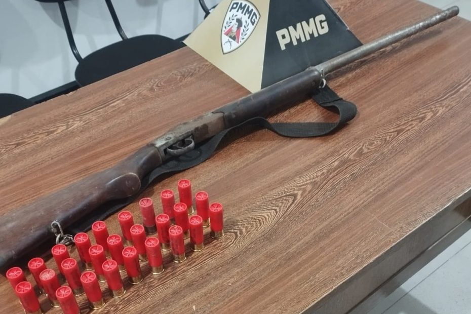 Homem agride companheira, atira em parede para intimidá-la e é preso em Perdigão