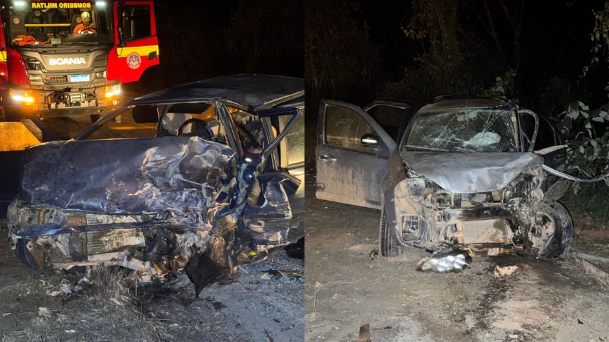 Homem morre após batida de frente na MG-164, em Itapecerica