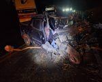 Acidente na MG-050 em Pedra do Indaiá deixa duas pessoas gravemente feridas
