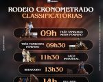 Eliminatórias do Rodeio Cronometrado abrem as disputas desta sexta-feira (29) na Divinaexpo 2026