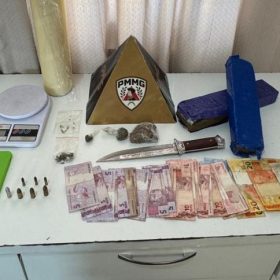 Menor é apreendido com maconha e munições em Carmo do Cajuru