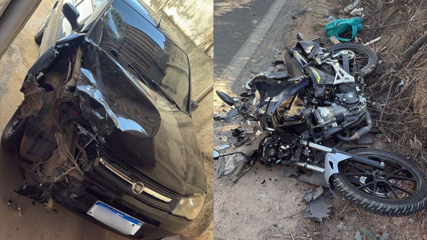 Motorista bêbado é preso após atropelar motociclista na Estrada de Ermida, em Divinópolis
