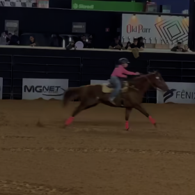Vídeo: Prova dos três tambores movimenta arena da Divina Expo