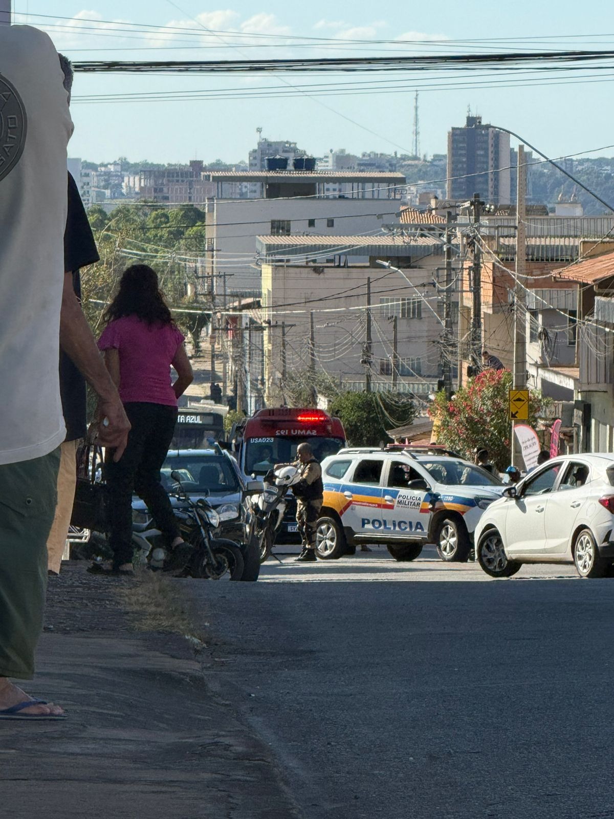 Urgente: v&iacute;tima &eacute; baleada no Nossa Senhora das Gra&ccedil;as