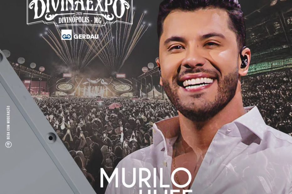 Murilo Huff chega à Divinaexpo no dia 23 de maio unindo música, talento e paixão pelo agro