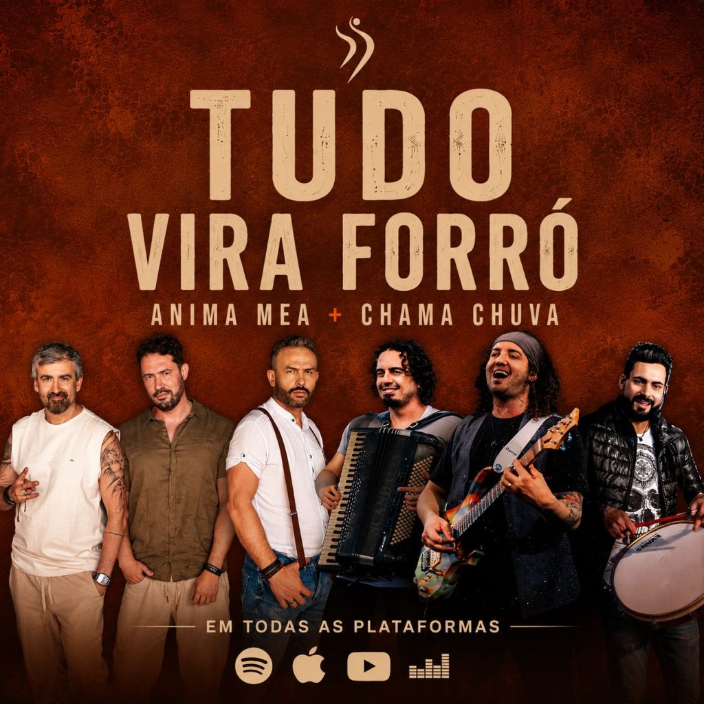 Trio divinopolitano Anima Mea lança “Tudo Vira Forró” em parceria com Chama Chuva