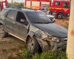 Motorista embriagado bate em poste na BR-494 em Divinópolis e é levado para a UPA
