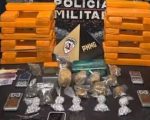 Três homens são presos por tráfico de drogas em BH