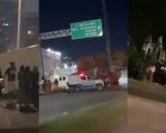 Caminhão carregado com cerveja tomba no Anel Rodoviário de BH e parte da carga é saqueada