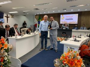 Sistema MPA recebe Medalha Candid&eacute;s em homenagem da C&acirc;mara de Divin&oacute;polis