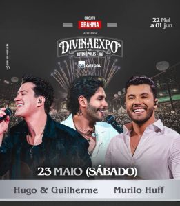 Murilo Huff e Hugo & Guilherme prometem noite hist&oacute;rica neste s&aacute;bado na Divinaexpo 2026