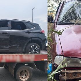 Itapecerica: Acidente na BR-494 envolve suspeita de embriaguez e motorista sem habilitação