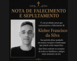 Obituário: Morre Kleber Francisco da Silva; confira sobre velório e sepultamento