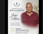 Obituário: Morre João Alves; confira sobre velório e sepultamento
