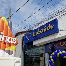 Estúdio Móvel da Minas FM AO VIVO da clínica odontológica LaSaúde