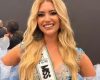 Brasileira cai no palco após conquistar Top 5 em concurso de beleza no Egito