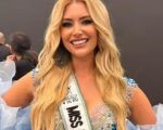Brasileira cai no palco após conquistar Top 5 em concurso de beleza no Egito