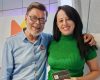 Ganhadora do Roletrando, Elaine do Nações retirou o seu prêmio no programa Jorge Neto
