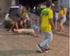 Briga generalizada é registrada após jogo do Brasil em Santo Antônio do Amparo
