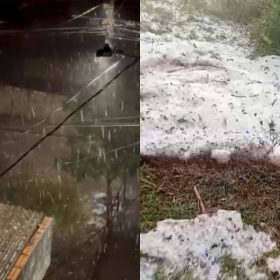 Além de Divinópolis, granizo atinge outras cidades do Centro-Oeste; veja vídeos