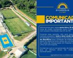 Área no Divinópolis Clube será interditada para apoio da comitiva de Lula