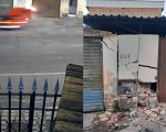 Carro bate em muro no bairro Catalão, em Divinópolis