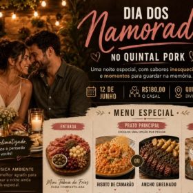 Quintal Pork anuncia programa&ccedil;&atilde;o especial para Noite dos Namorados